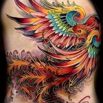 тату феникс 3d - фото готовой татуировки от 11022016 3