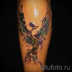 тату феникс акварель - фото готовой татуировки от 11022016 11