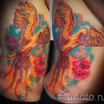 тату феникс акварель - фото готовой татуировки от 11022016 15