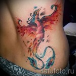 тату феникс акварель - фото готовой татуировки от 11022016 16