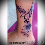 тату феникс акварель - фото готовой татуировки от 11022016 54