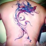 тату феникс акварель - фото готовой татуировки от 11022016 6