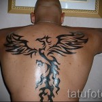 тату феникс геометрия - фото готовой татуировки от 11022016 3