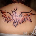 тату феникс для девушек - фото готовой татуировки от 11022016 2