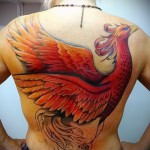 тату феникс для девушек - фото готовой татуировки от 11022016 4