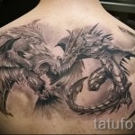 тату феникс и дракон - фото готовой татуировки от 11022016 6
