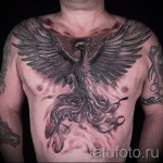 тату феникс на груди - фото готовой татуировки от 11022016 6