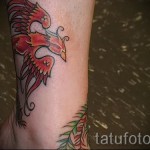 тату феникс на ноге - фото готовой татуировки от 11022016 9