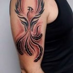 тату феникс на руке - фото готовой татуировки от 11022016 1