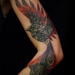 тату феникс на руке - фото готовой татуировки от 11022016 3