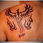 тату феникс трайбл - фото готовой татуировки от 11022016 3