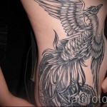 феникс тату на бедре - фото готовой татуировки от 11022016 4