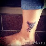 феникс тату фото на щиколотке - фото готовой татуировки от 11022016 7