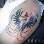 фото тату феникса на руке - фото готовой татуировки от 11022016 1