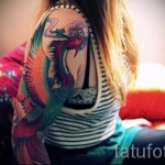 фото тату феникса на руке - фото готовой татуировки от 11022016 5