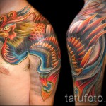фото тату феникса на руке - фото готовой татуировки от 11022016 6