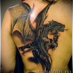 3D-Tattoo auf dem Rücken - ein Beispiel für die fertige Tattoo Fotos von 02032016 1