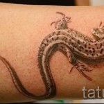 3d lizard tattoo - Example photo of the finished tattoo on 02032016 1