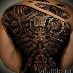 3d tattoo on her back - an example of the finished tattoo photos by 02032016 1