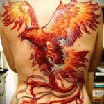 3d tattoo phoenix - Example photo of the finished tattoo on 02032016 1
