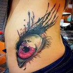 3d tattoos for girls - Example photo of the finished tattoo on 02032016 4