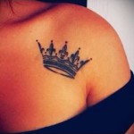3д тату корона - пример фотографии готовой татуировки от 02032016 5