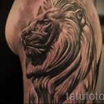 3д тату лев - пример фотографии готовой татуировки от 02032016 1