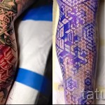 3д тату на ноге - пример фотографии готовой татуировки от 02032016 6
