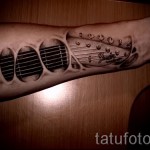 3д тату на предплечье - пример фотографии готовой татуировки от 02032016 5