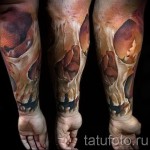 3д тату на предплечье - пример фотографии готовой татуировки от 02032016 6