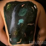 3д тату на спине - пример фотографии готовой татуировки от 02032016 3
