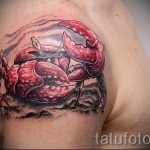 3д тату рак - пример фотографии готовой татуировки от 02032016 5
