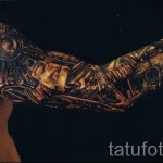 3д тату рукава - пример фотографии готовой татуировки от 02032016 2