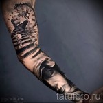 3д тату рукава - пример фотографии готовой татуировки от 02032016 5