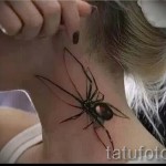 3д тату с пауком - пример фотографии готовой татуировки от 02032016 10