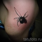 3д тату с пауком - пример фотографии готовой татуировки от 02032016 5