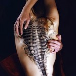 3д татуировки для девушек - пример фотографии готовой татуировки от 02032016 12