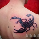 Skorpion Tattoo 3D-Bilder - Beispielfoto des fertigen Tätowierung auf 02032016 3