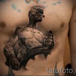 Tattoo-3D-Bilder male - Beispielfoto des fertigen Tätowierung auf 02032016 1