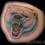 Tattoo-Eisbär - Foto mit einer Ausführungsform des fertigen Muster 29032016 1