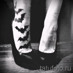 tatouage 3d chauve-souris à pied - exemples de photos de tatouage fini 02032016 1