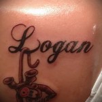 tatouer le nom de son fils - par exemple Photo du tatouage fini sur 06032016 1