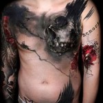 tattoo images 3d male - Photo exemple du tatouage fini sur 02032016 4