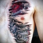 tattoo images 3d male - Photo exemple du tatouage fini sur 02032016 7