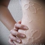 белые тату для девушек - фото с вариантом готового рисунка от 29032016 3