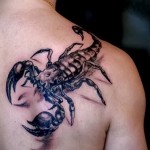 тату скорпиона 3д фото - пример фотографии готовой татуировки от 02032016 5