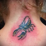 тату скорпиона 3д фото - пример фотографии готовой татуировки от 02032016 6