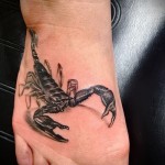 тату скорпиона 3д фото - пример фотографии готовой татуировки от 02032016 7