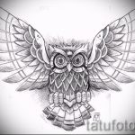 Eule Tattoo-Designs auf dem Unterarm 3