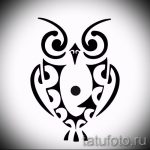 croquis de tatouage hibou sur la main 3